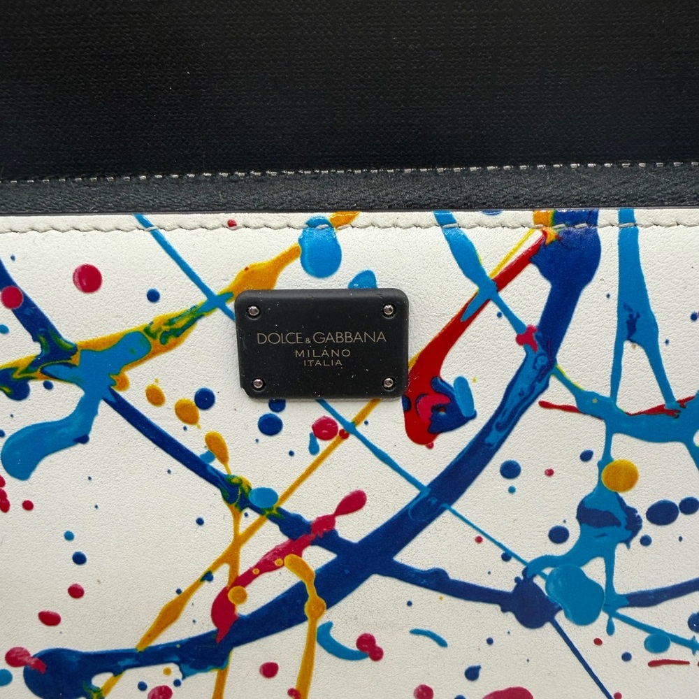 Dolce & Gabbana Artistic Splatter Wallet - Picture 2 of 8